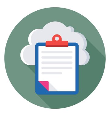 Gökyüzü Dokümanlar vektör simgesi