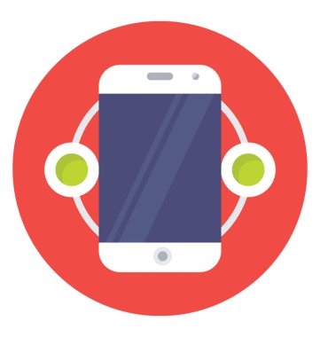 Mobil şebeke vektör simgesi