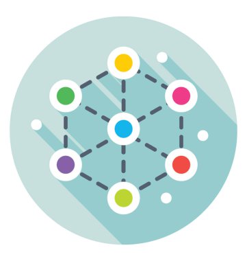 Düz vektör simge ortaklık