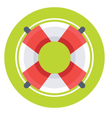 hayat halka vektör simgesi