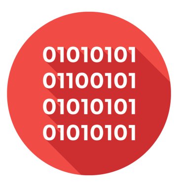 İkili düz vektör simgesi