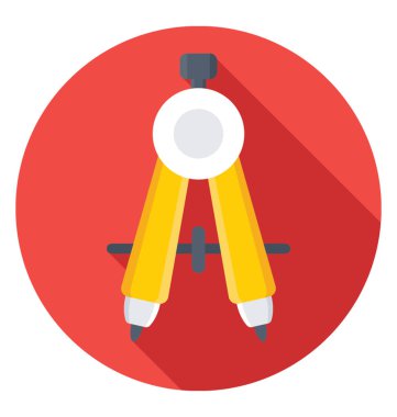 Bölücü düz vektör simgesi