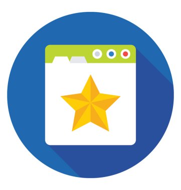 Sayfa sıralaması vektör simgesi