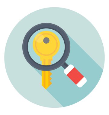 Arama motoru vektör simgesi