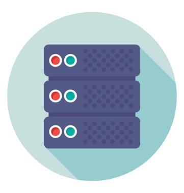 Veri tabanı vektör simgesi