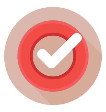 Düz vektör simge yapmış