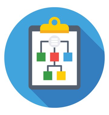 Taktik düz vektör simgesi