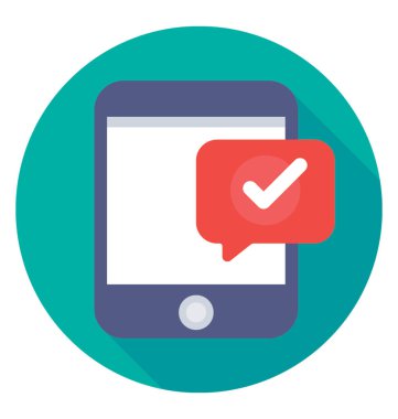 telefon düz vektör simgesi