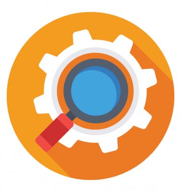 En iyi duruma getirme düz vektör simgesi