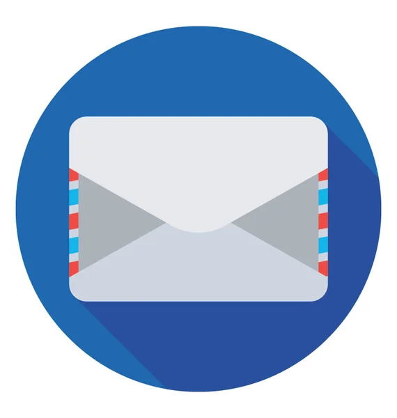 Envelope Flat Vector Icon — Stock Vector