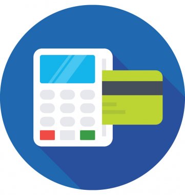 Kartı Terminal vektör simgesi