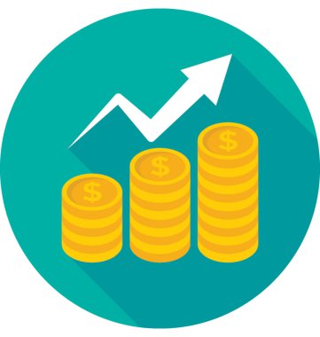 Kar düz vektör simgesi 