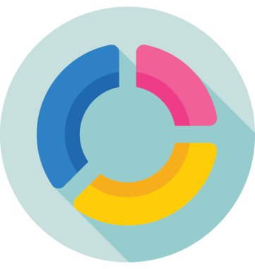 Halka grafik vektör simgesi 