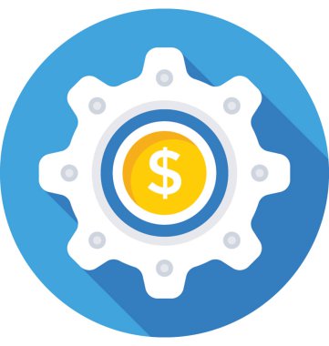 Yatırım planı vektör simgesi