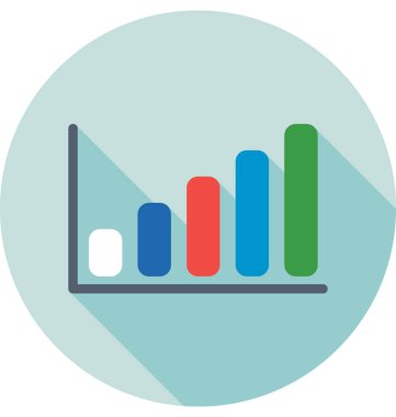 bar çizelgesi vektör simgesi