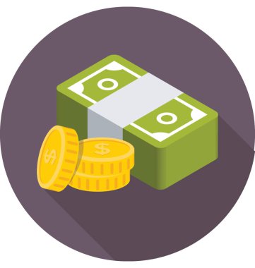 Nakit düz vektör simgesi 