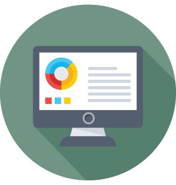 Çevrimiçi grafik vektör simgesi 