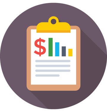 düz vektör simgesini rapor et 