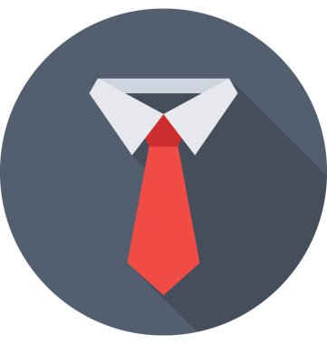 Resmi gömlek vektör simgesi