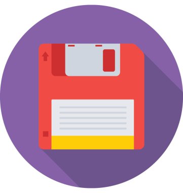 Disket sürücüsü vektör simgesi