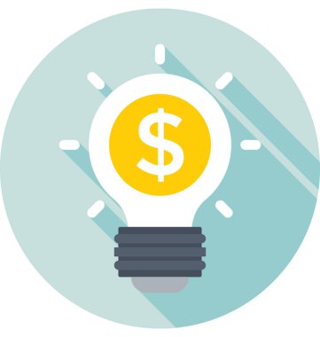 İş fikri vektör simgesi