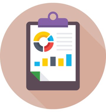 düz vektör simgesini rapor et