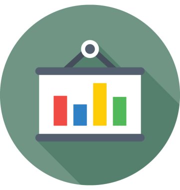 Grafik vektör simgesi asılı