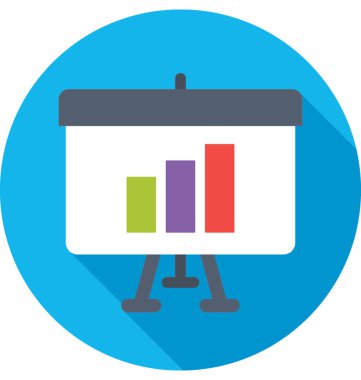 Sunu düz vektör simgesi