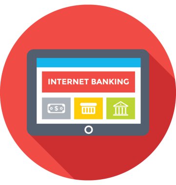 çevrimiçi alışveriş vektörü simgesi