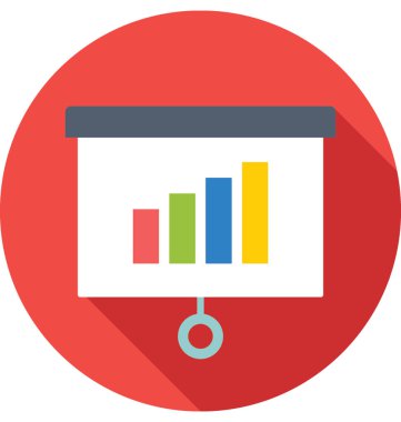 Flip chart vektör simgesi