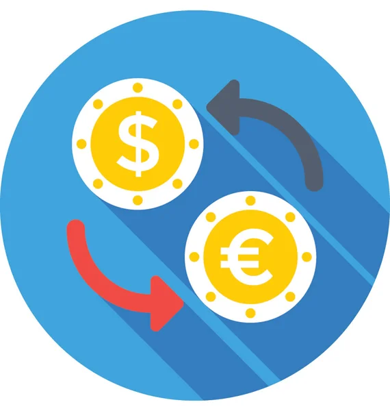 Dollar Exchange Vector Icon — Stock Vector