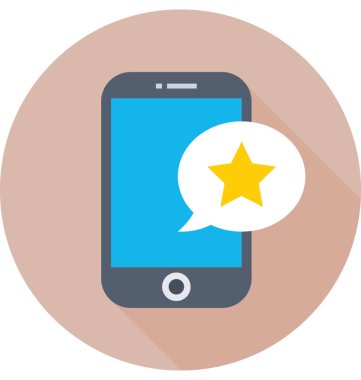 mobil sohbet vektör simgesi