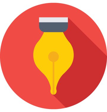 Kalem ucu vektör simgesi