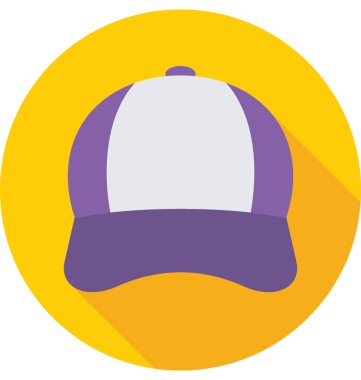 Beyzbol kap vektör simgesi