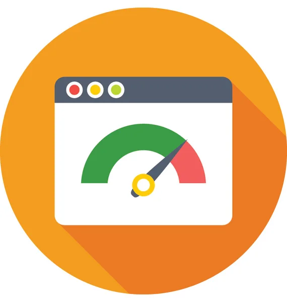 Sitio Web Speed Vector Icon — Vector de stock