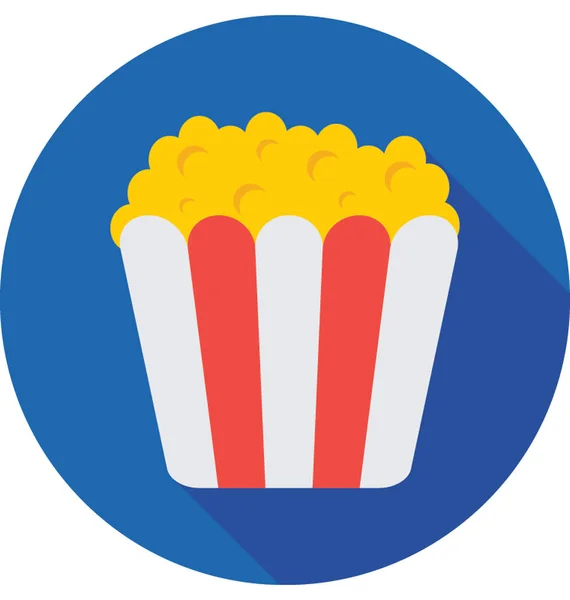 Popcorn Vektorsymbol — Stockvektor