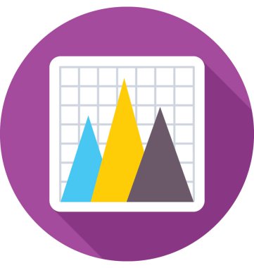 Piramit grafik vektör simgesi