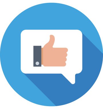 Gibi düz vektör simge