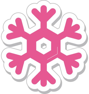 Kar pul vektör simgesi