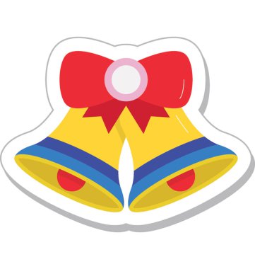 Çan Düz Vektör Simgesi 