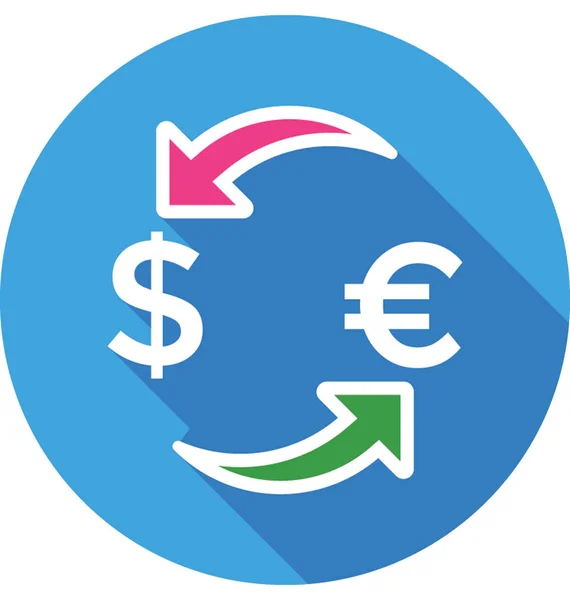 Currency Exchange Vector Icon — Stock Vector