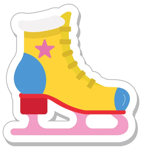 Ice Skates Vector Icon — Stock Vector