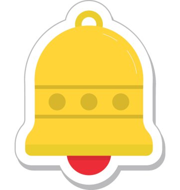 Noel çanı vektör simgesi 