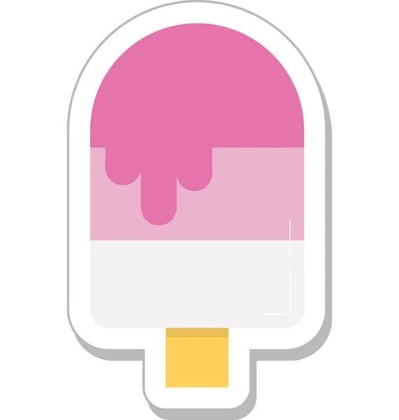 Hielo Pop Vector Icono — Archivo Imágenes Vectoriales