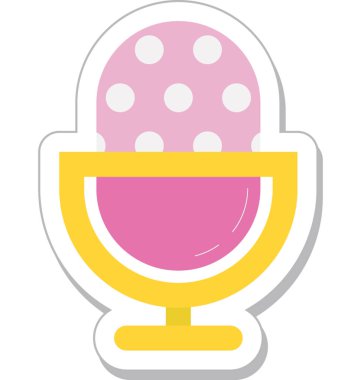 dondurma vektör simgesi 