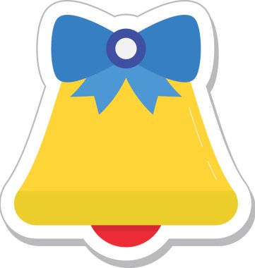 Noel çanı vektör simgesi