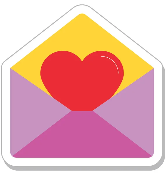 Greeting Card Vector Icon — Stock Vector