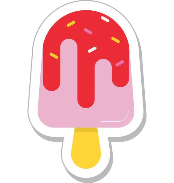 Hielo Pop Vector Icono — Archivo Imágenes Vectoriales