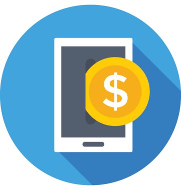 M ticaret vektör simgesi