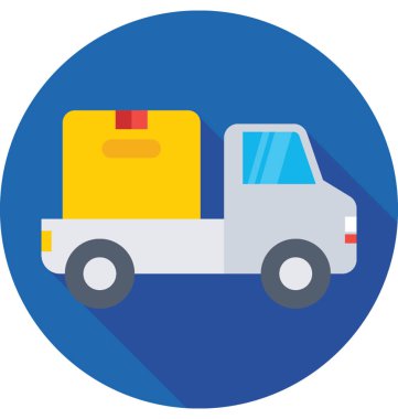 servis van vektör simgesi 